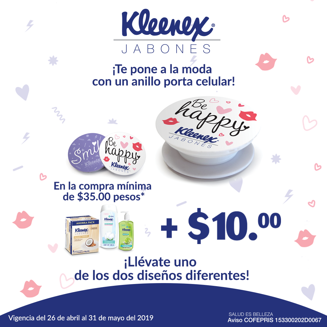 JABONES KLEENEX PROMOCIONES