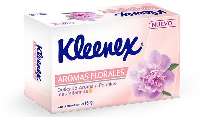 JABON KLEENEX AROMAS FLORALES